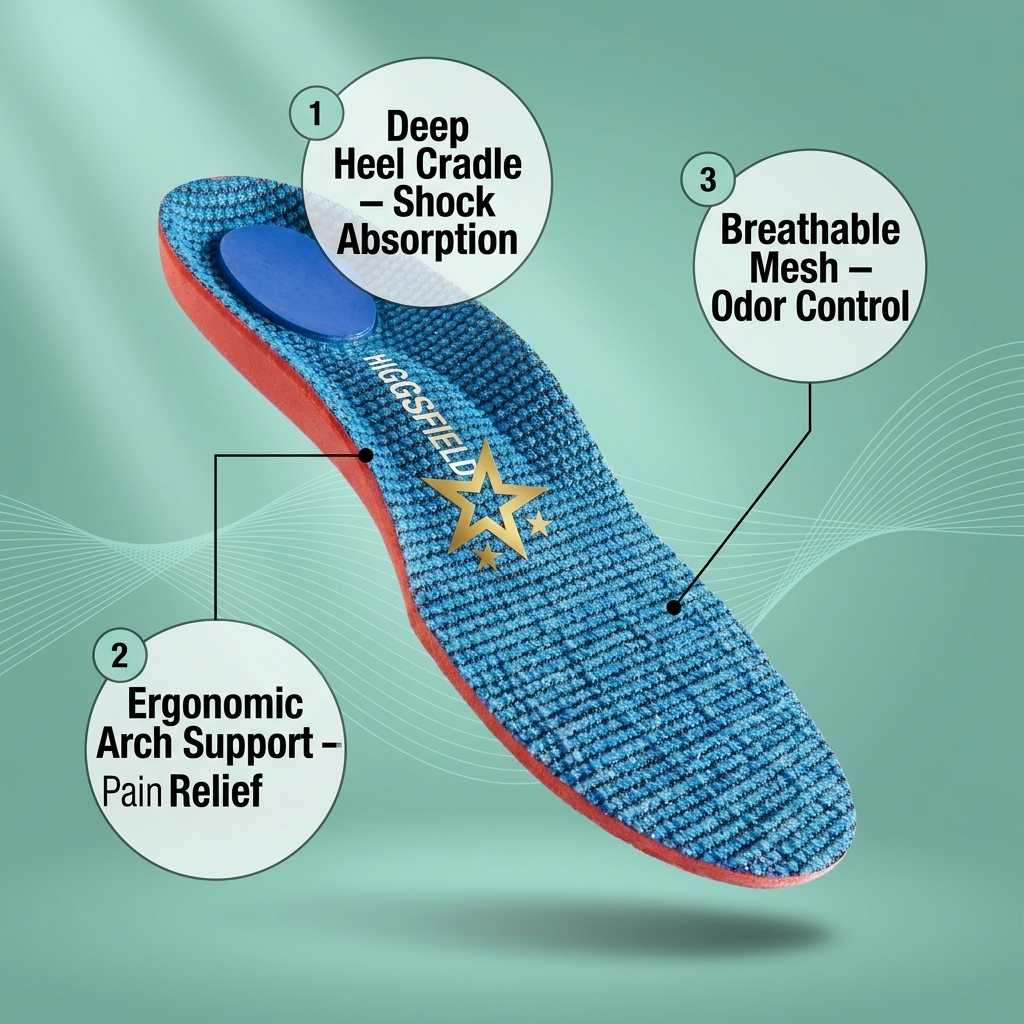 ComfortStep Pro™  Orthotic Arch Support Insoles