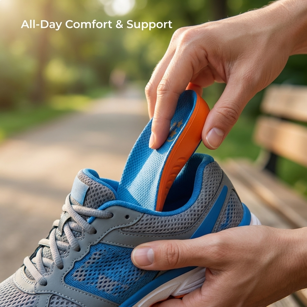 ComfortStep Pro™  Orthotic Arch Support Insoles