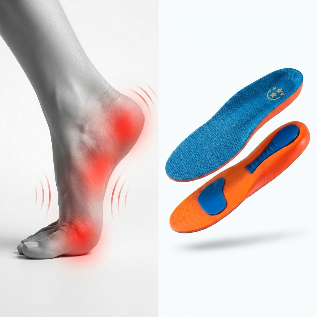ComfortStep Pro™  Orthotic Arch Support Insoles
